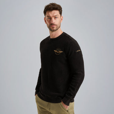PKW2510309 999 | Pullover mit Garment-Dye-Waschung